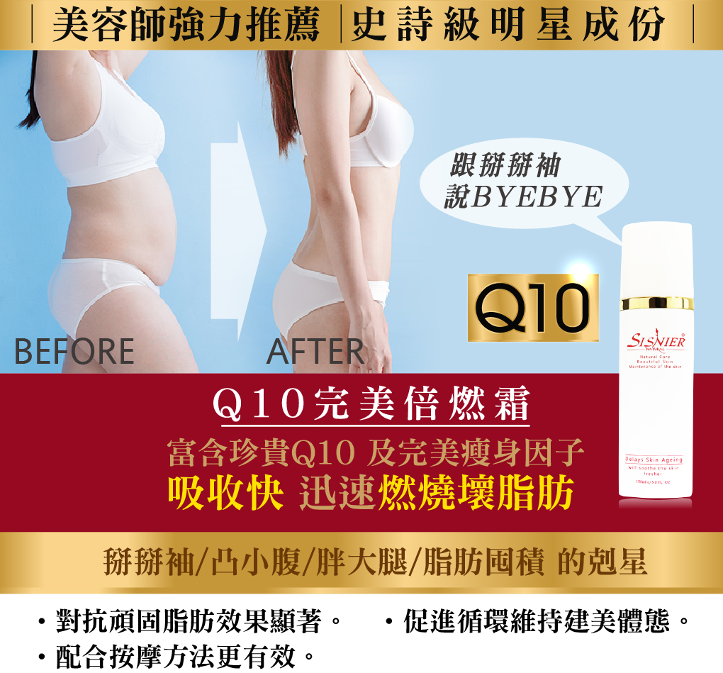 我愛簡單購 IEasyShopping 【SISNIER】Q10完美曲線緊緻倍燃霜(升級版)