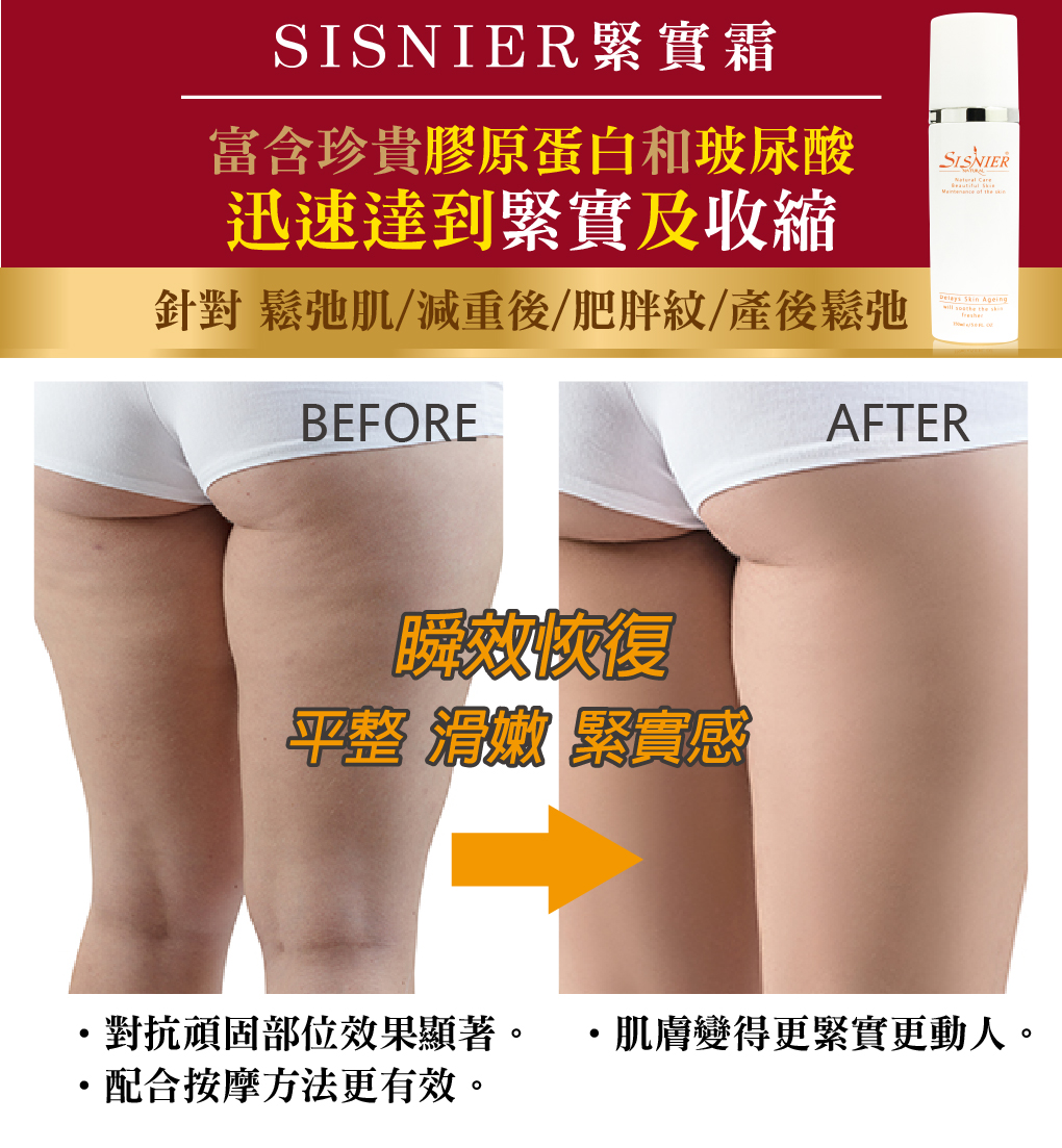 我愛簡單購 IEasyShopping 【SISNIER】Q10完美曲線緊緻倍燃霜(升級版)