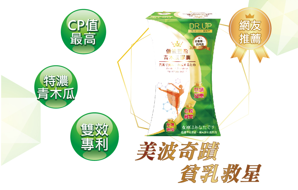 我愛簡單購 IEasyShopping 【DR.UP】特濃青木瓜豐盈膠囊