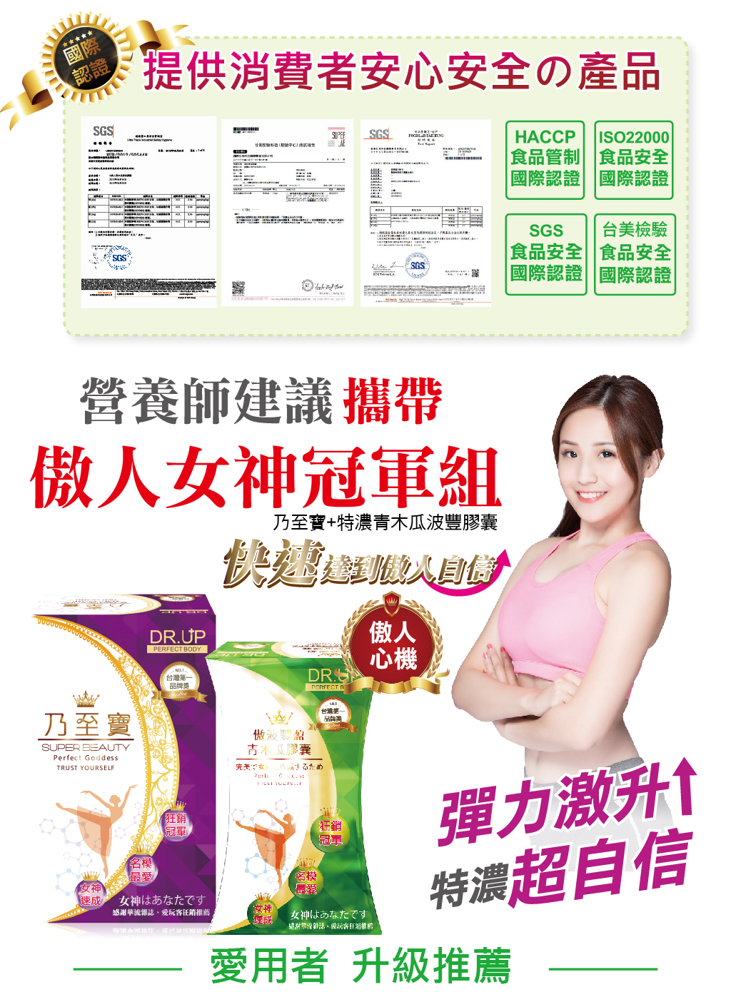 我愛簡單購 IEasyShopping 【DR.UP】特濃青木瓜豐盈膠囊