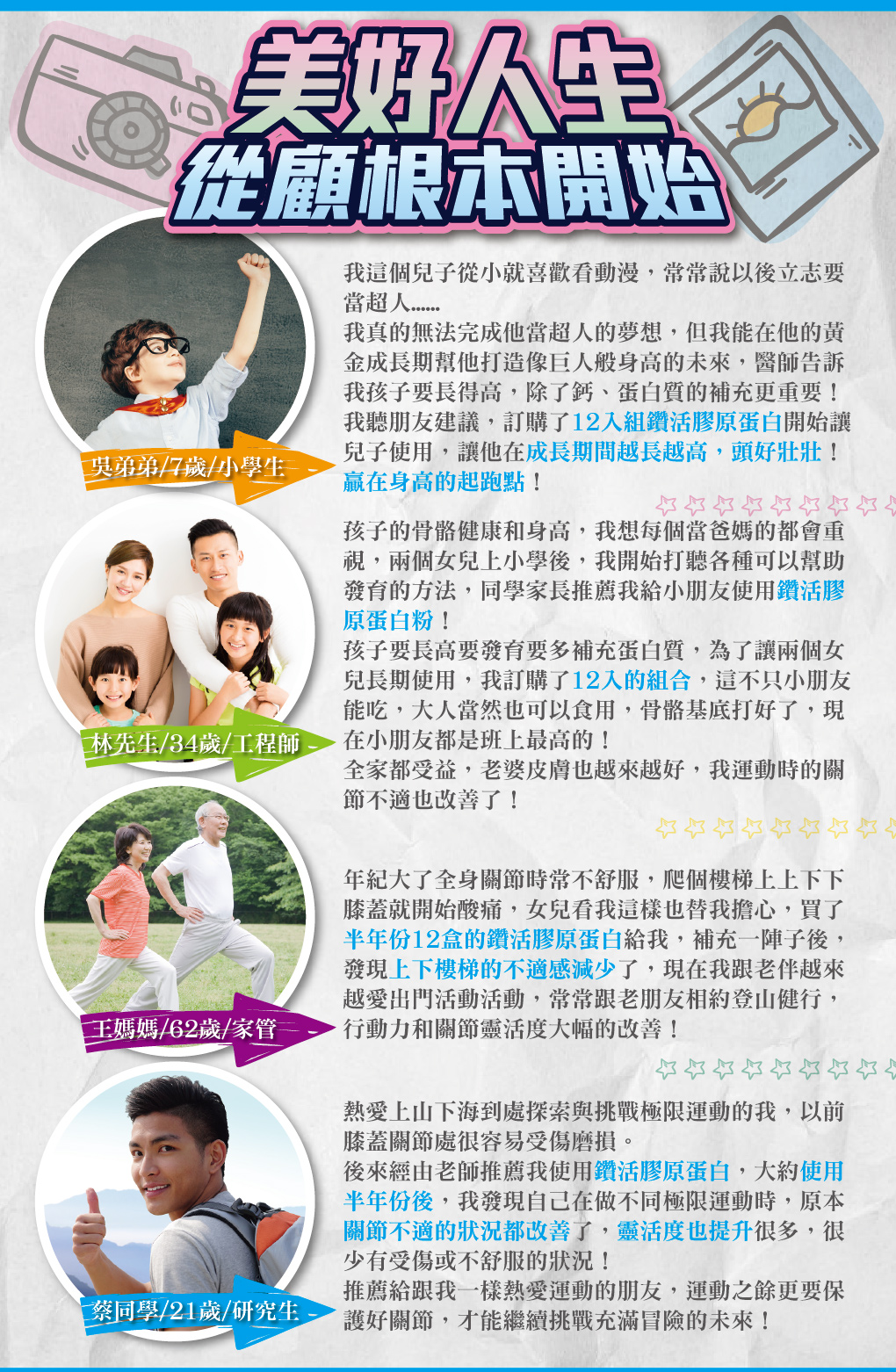 我愛簡單購 IEasyShopping 【GreenKey】鑽活膠原蛋白粉6盒