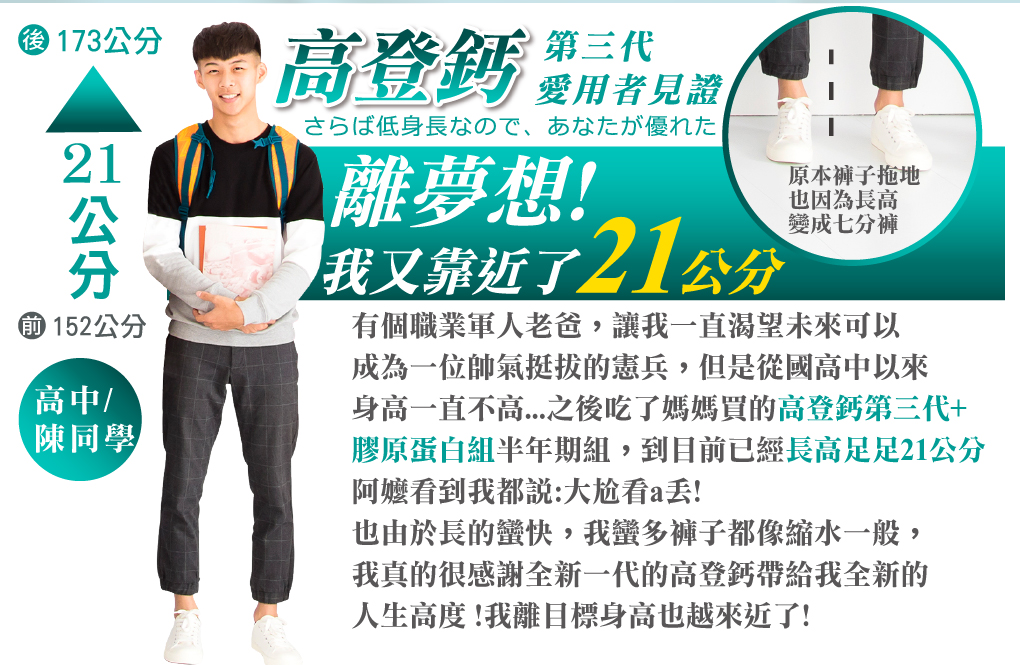 我愛簡單購 IEasyShopping 【達特漢司】第三代-高登鈣 12盒-成長高鈣